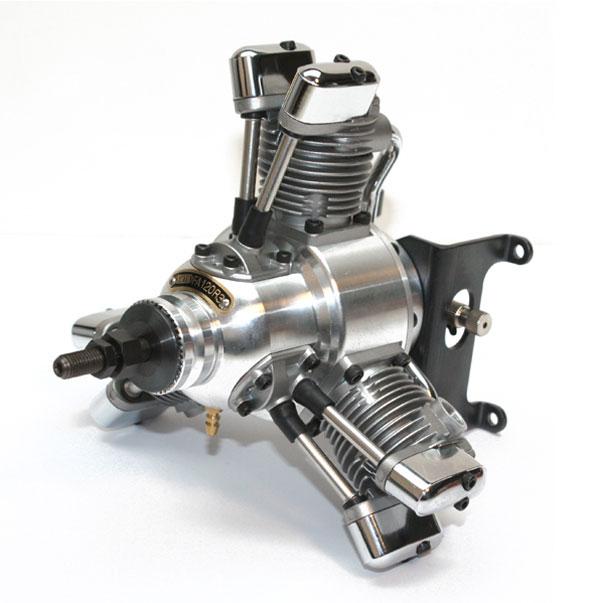 Saito FA-120R3 3Cyl. Radial 4-Cycle Glow Eng. COLLECTIBLE