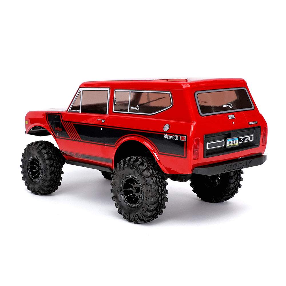 Redcat 1:18 EP Ascent Rock Crawler Brushless High Steer-Red