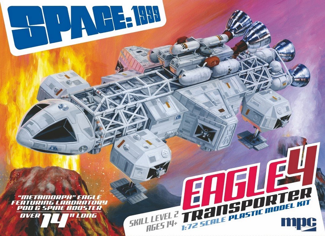 MPC 1:72 Space:1999 Eagle featuring LabPod&Spine Booster