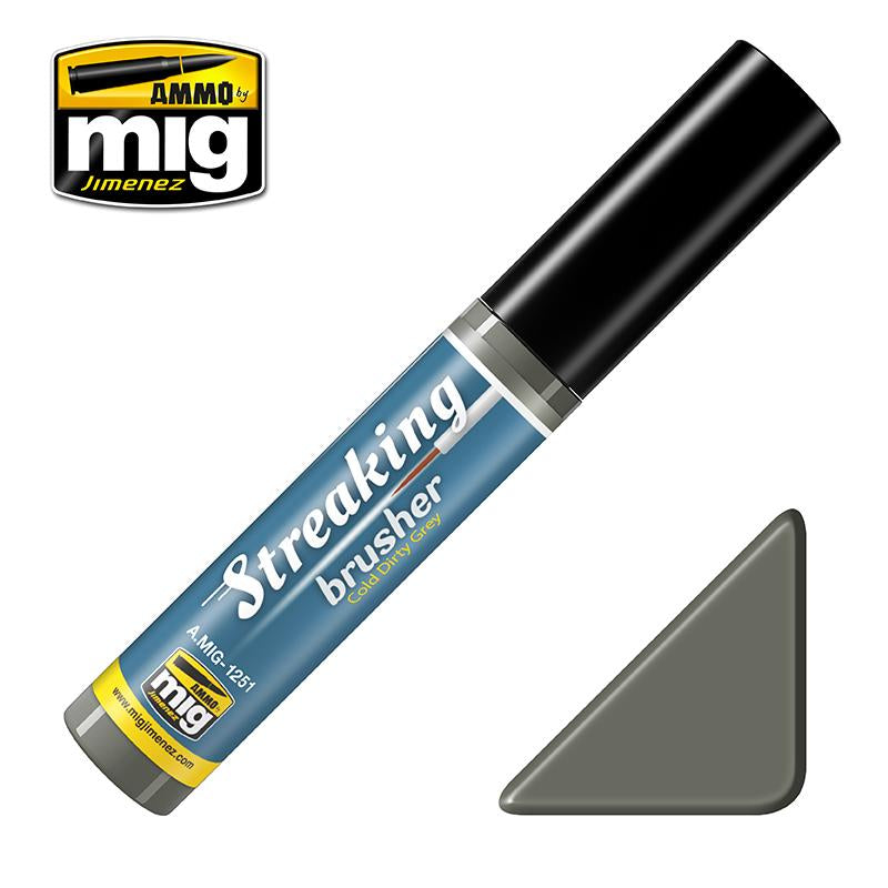 Ammo Streakingbrusher Cold Dirty Grey 10ml