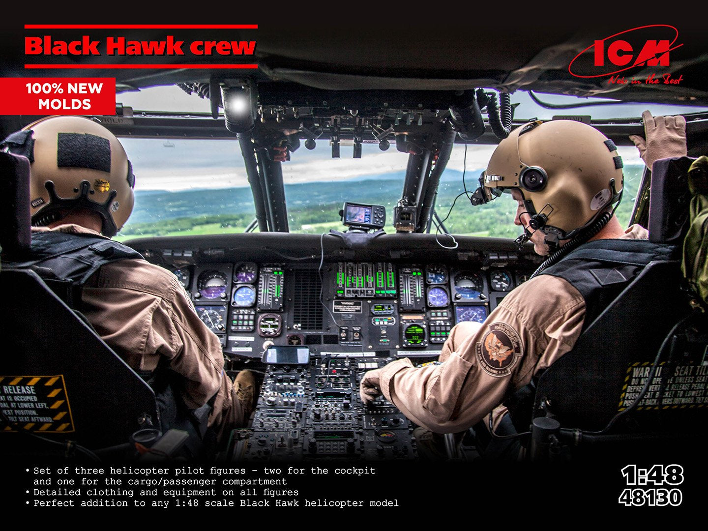 ICM 1:48 Black Hawk Crew (3)