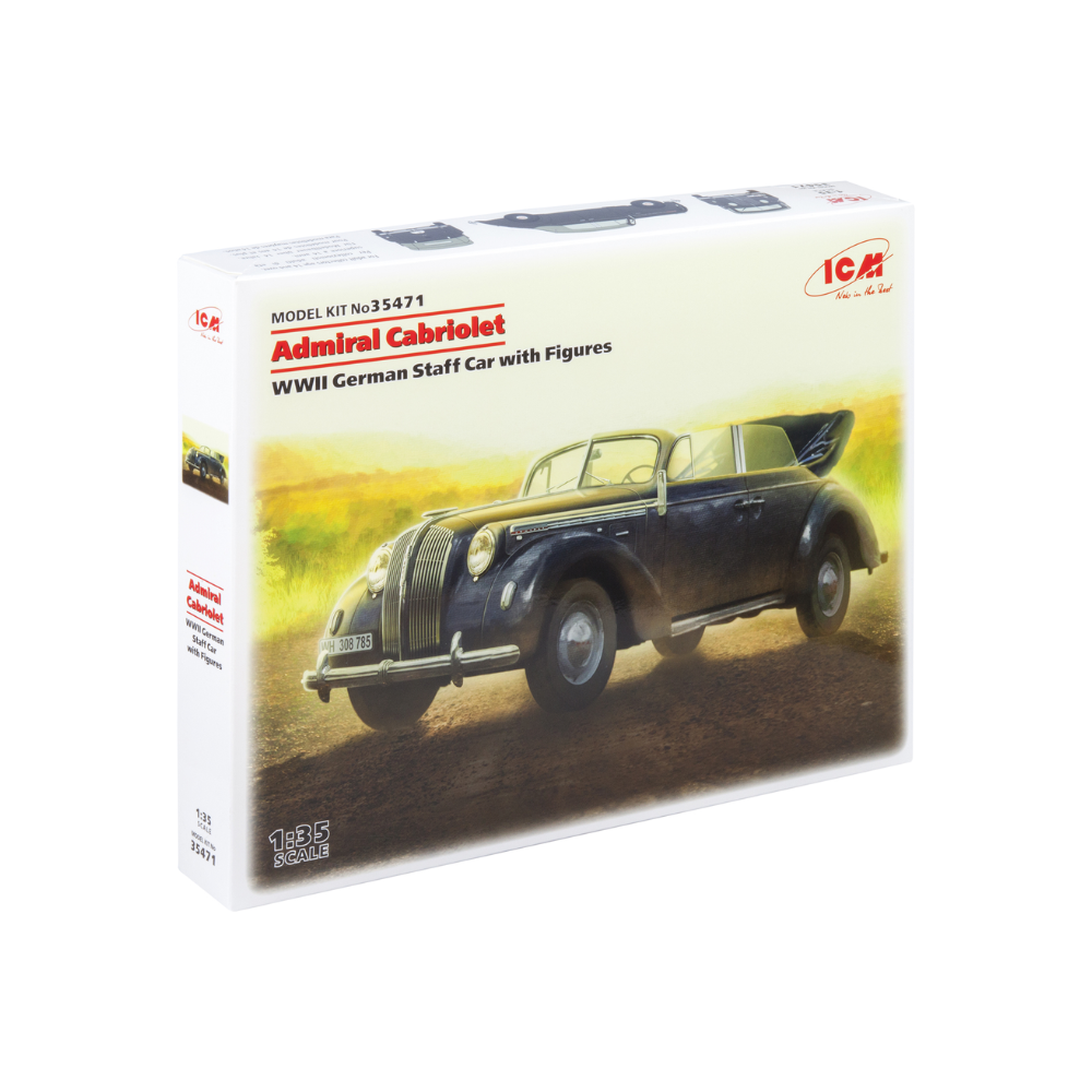ICM 1:35 Admiral Cabriolet W/Fig
