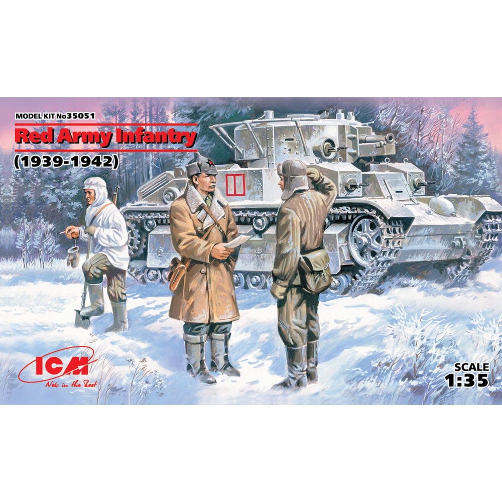 ICM 1:35 Red Army Infantry (1939-42) (3)