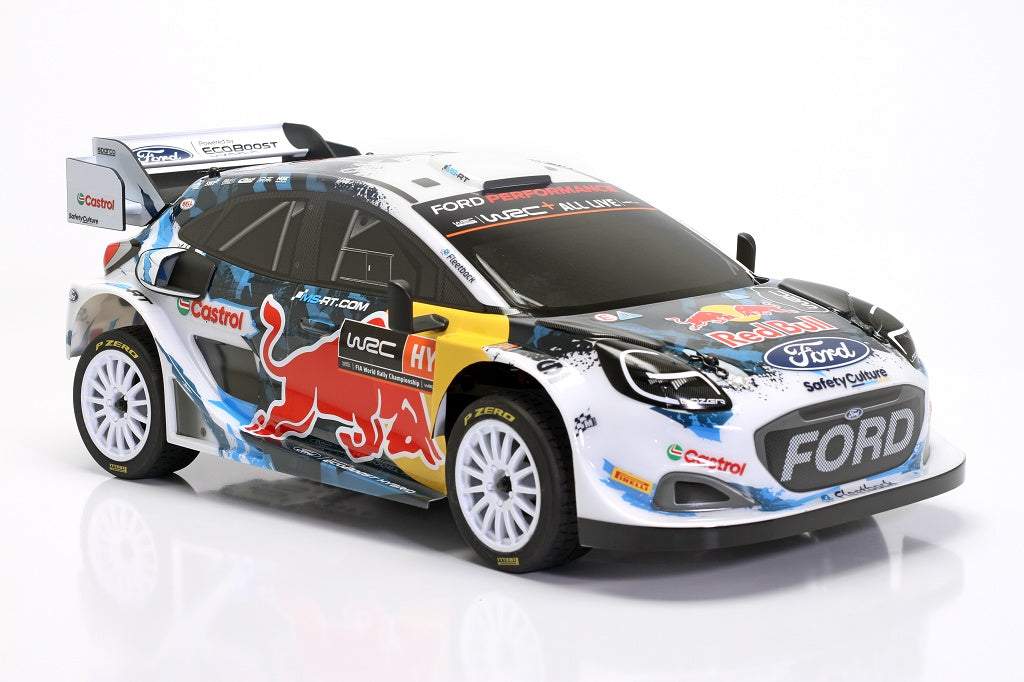 CEN 1:8 M-Sport Ford PUMA Rally Brushless, White, Red Bull Colours