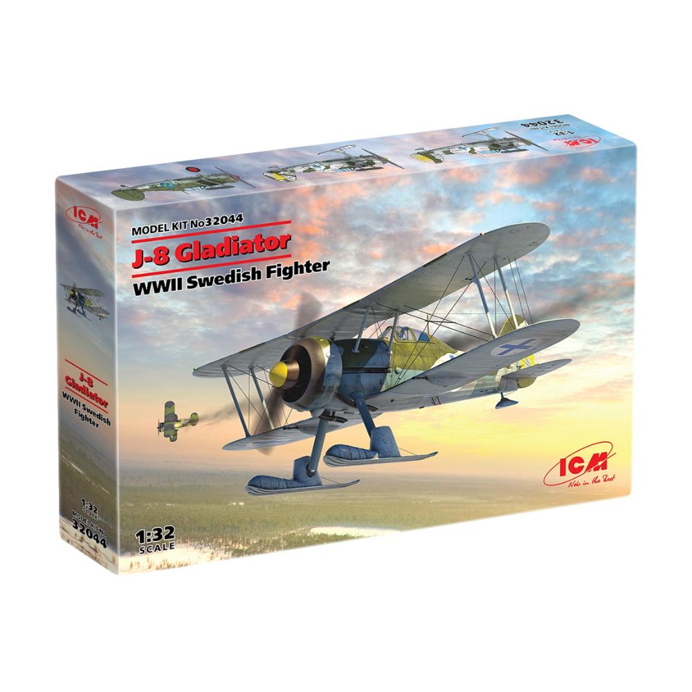 ICM 1:32 J-8 Gladiator, WWII Swedish Fighter