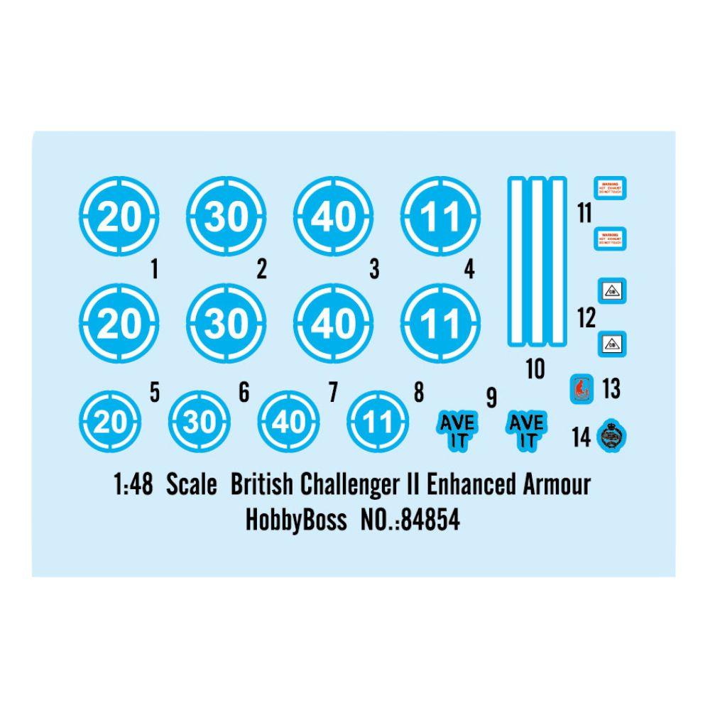Hobbyboss 1:48 British Challenger 2 Enhaced Armour