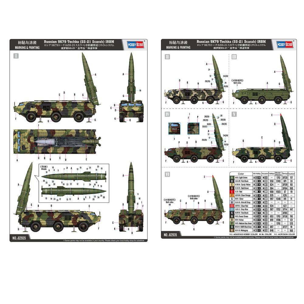 Hobbyboss 1:72 Russian 9K79 Tochka