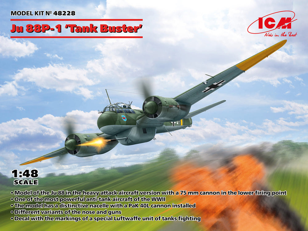 ICM 1:48 JU88P-1 Tank Buster