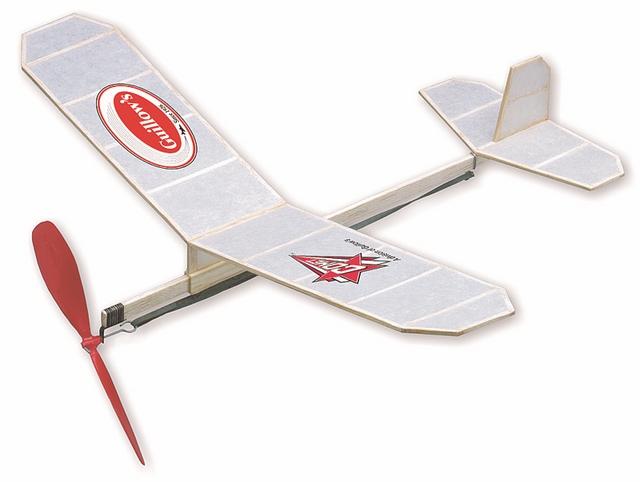 Guillows Cadet Balsa Model Kit w/Glue, 2pcs Build n Fly Series, 368mm