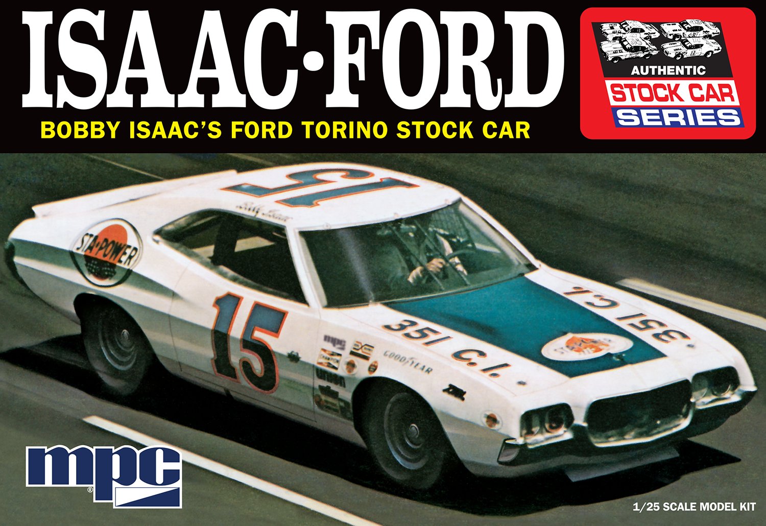 MPC 1:25 Ford Torino Stock Car Bobby Isaac