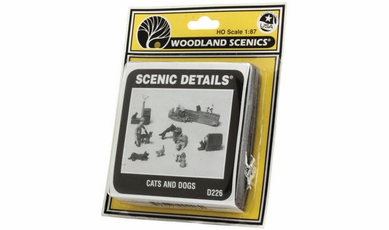 Woodland Scenics Cats & Dogs Sc Details*