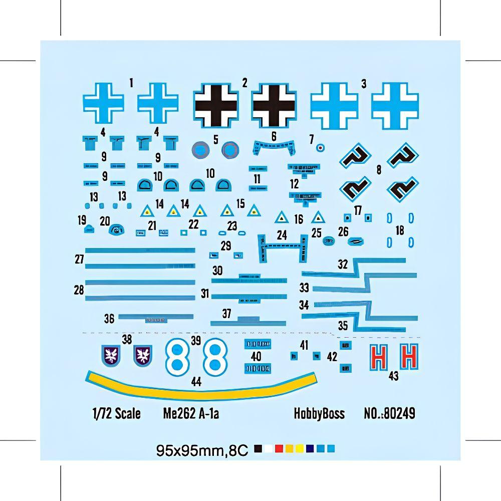 Hobbyboss 1:72 Me262 A-1A Fighter