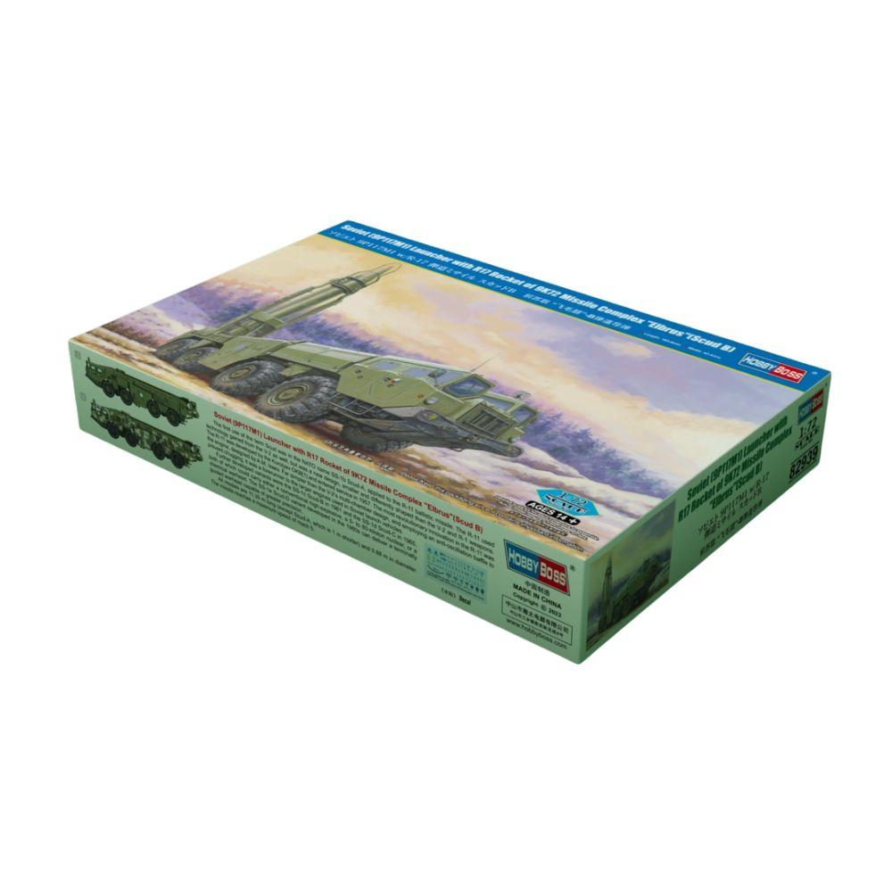 Hobbyboss 1:72 Soviet (9P117M1) Launcherwith R17 Rocket of 9K72 Missil