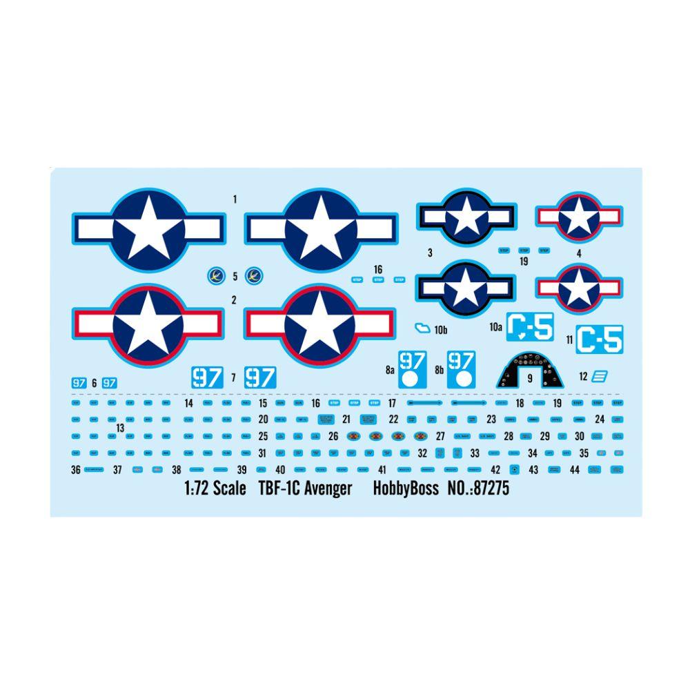 Hobbyboss 1:72 TBF-1C Avenger