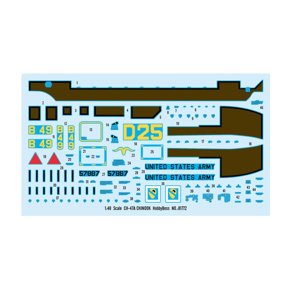 Hobbyboss 1:48 CH-47A Chinook