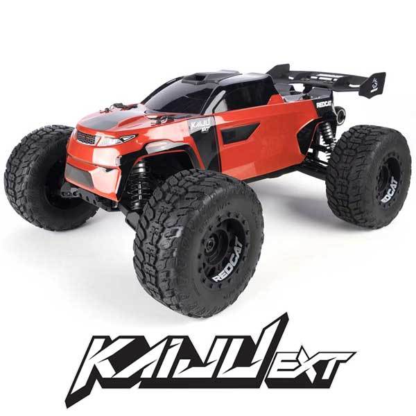 Redcat 1:8 Kaiju EXT 6S 4WD Monster Truck, Brushless RTR, 2.4Ghz, Red
