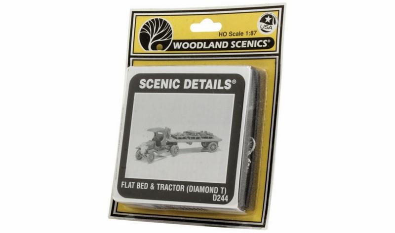 Woodland Scenics Flatbed &Tractor(Diamond T) Sd