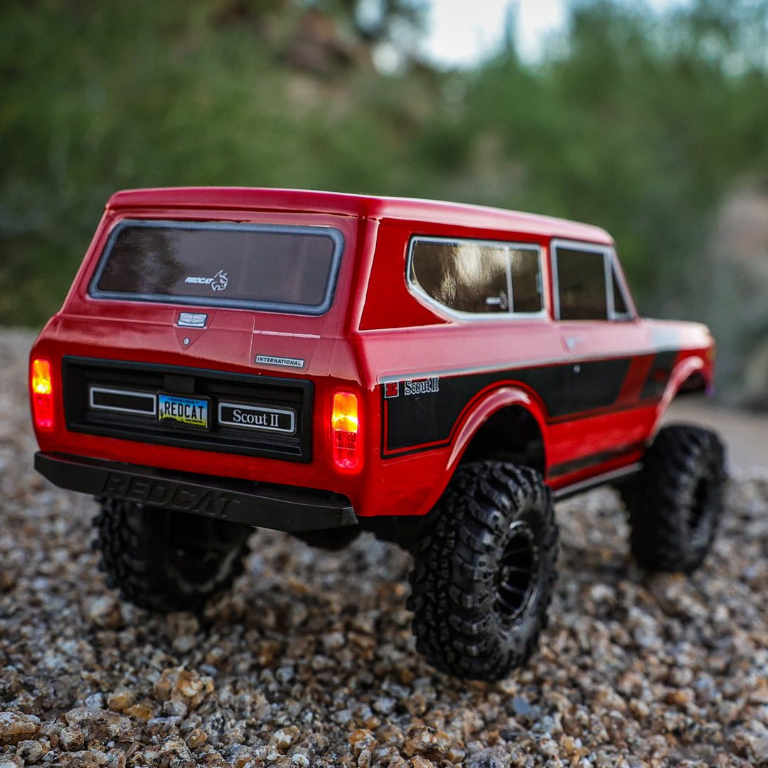 Redcat 1:18 EP Ascent Rock Crawler Brushless High Steer-Red