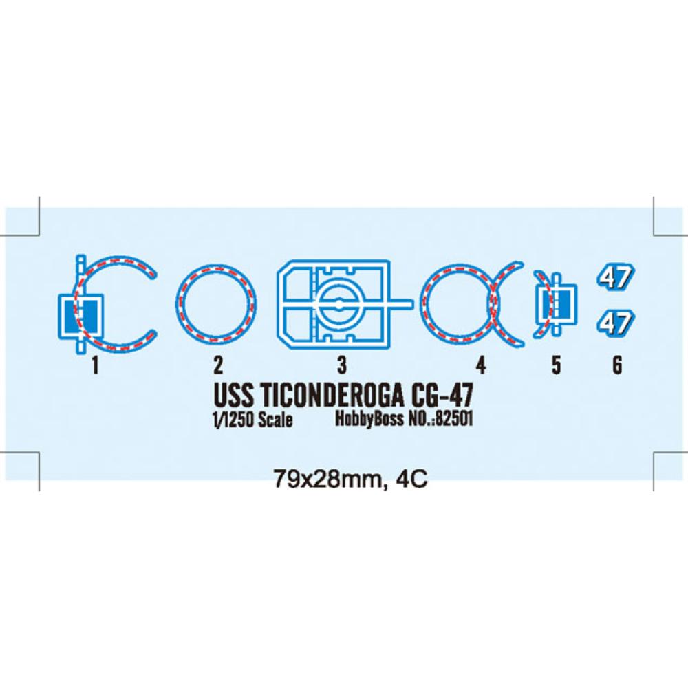 Hobbyboss 1:1250 USS Ticonderoga CG47
