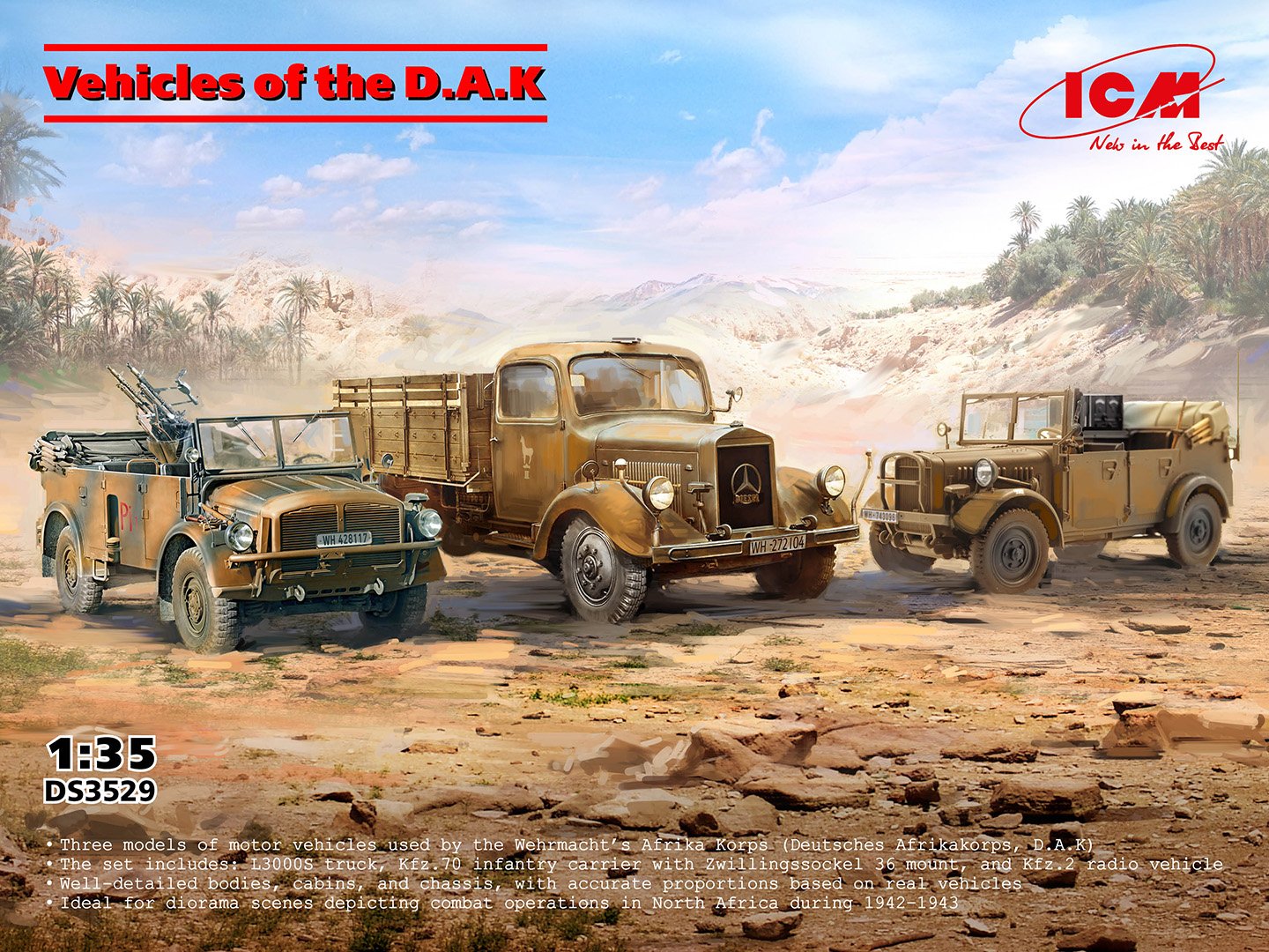 ICM 1:35 Vehicles of the DAK (3)