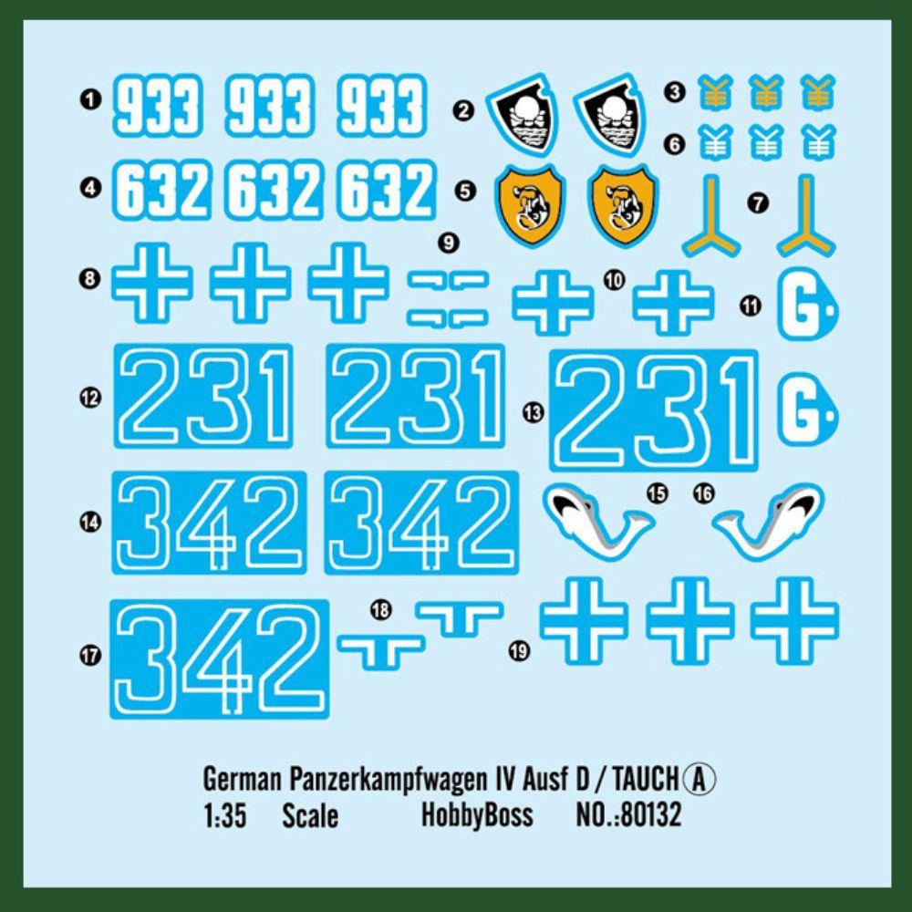 Hobbyboss 1:35 German Panzerkampfwagen Iv Ausf D*