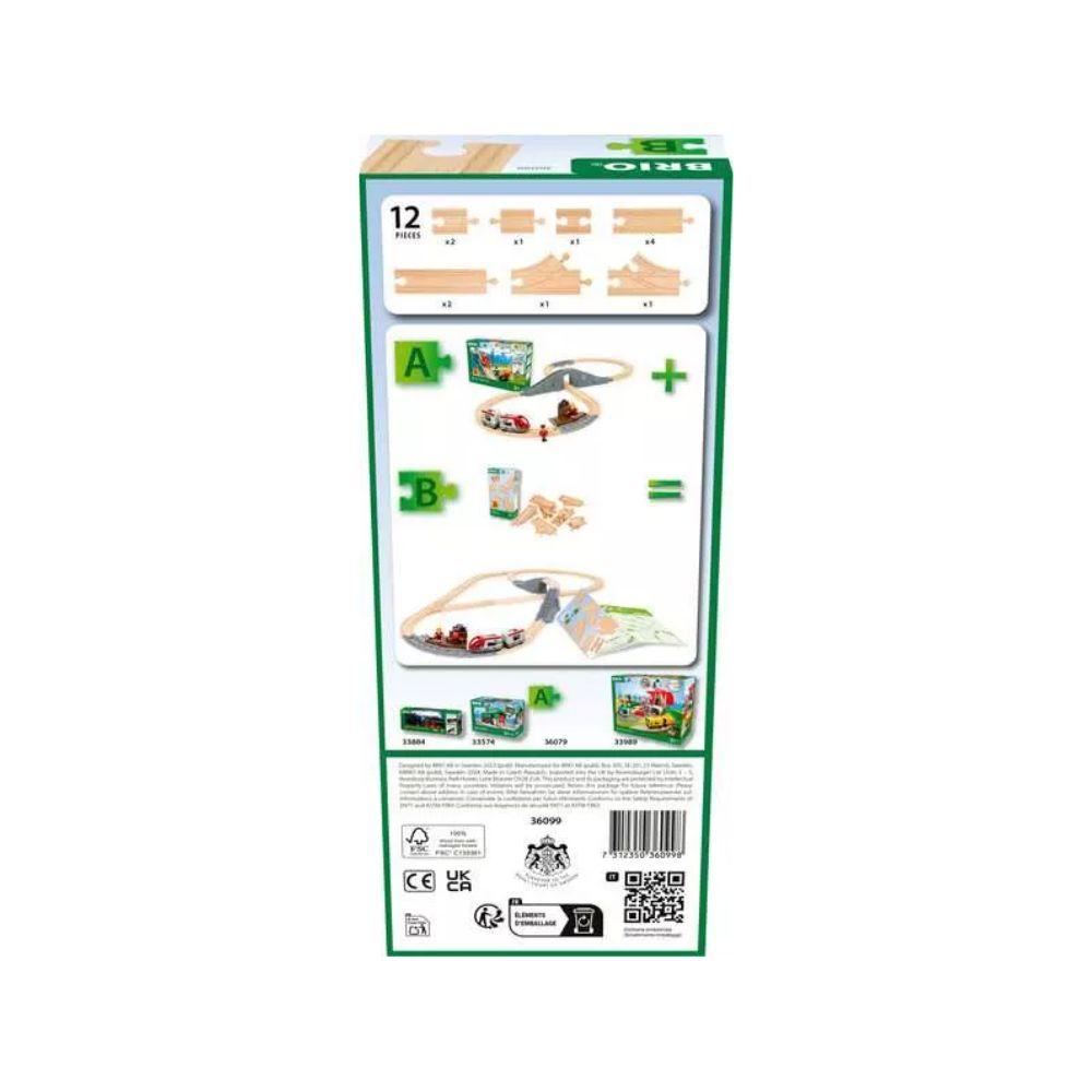 BRIO - Starter Track Pack 12 pieces
