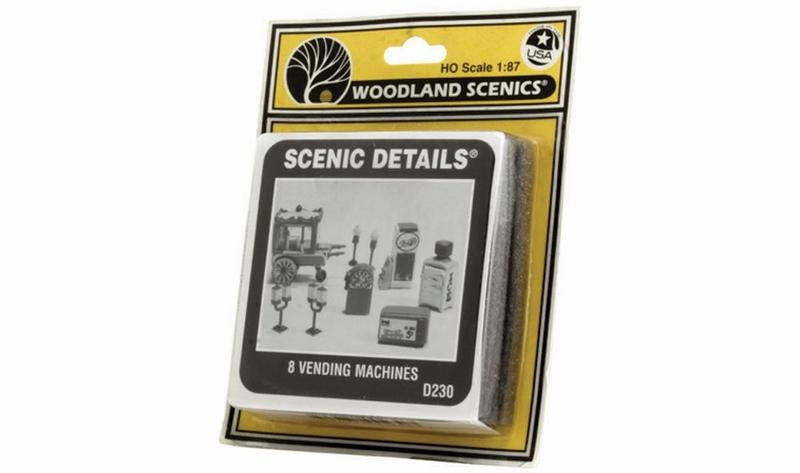 Woodland Scenics 8 Vending Machines Sc Details *