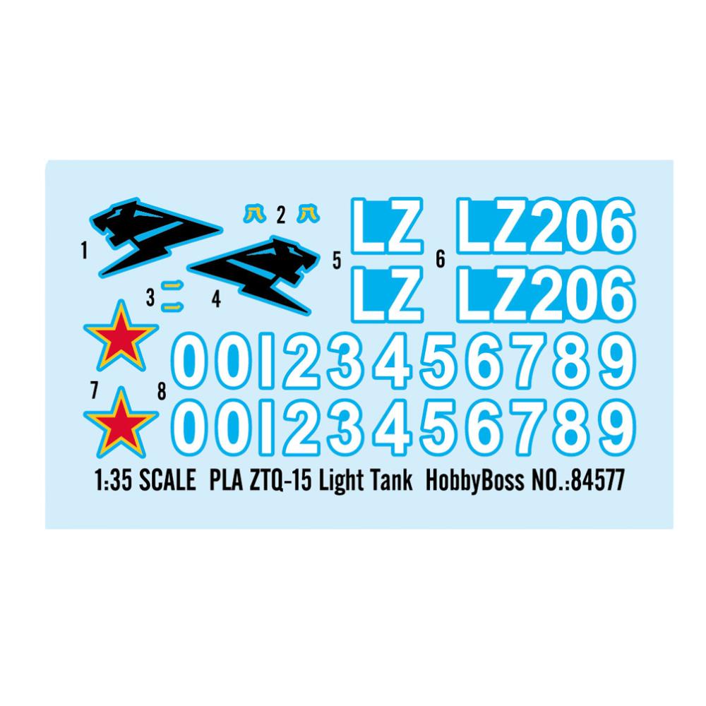 Hobbyboss 1:35 PLA ZTQ 15 Light Tank