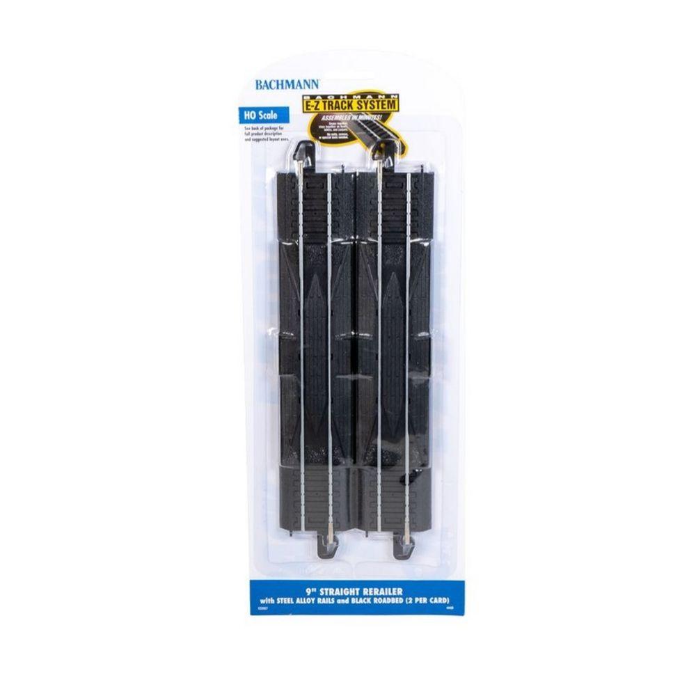 Bachmann 9" Straight Rerailer, 2/Pack, HO Scale