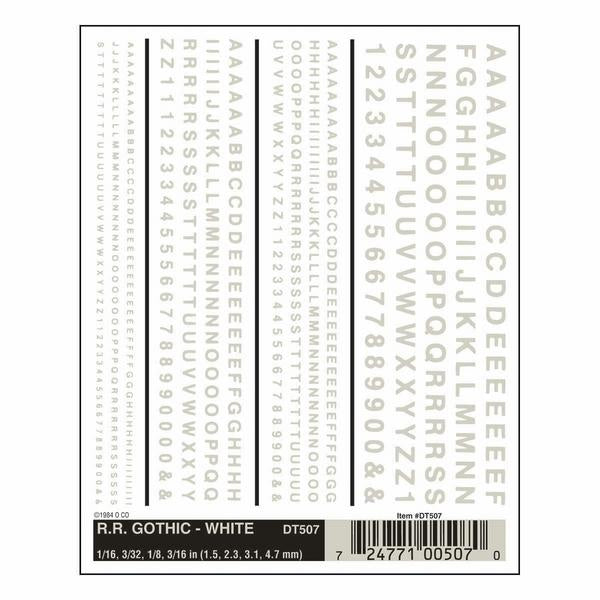 Woodland Scenics Rr Gothic - White