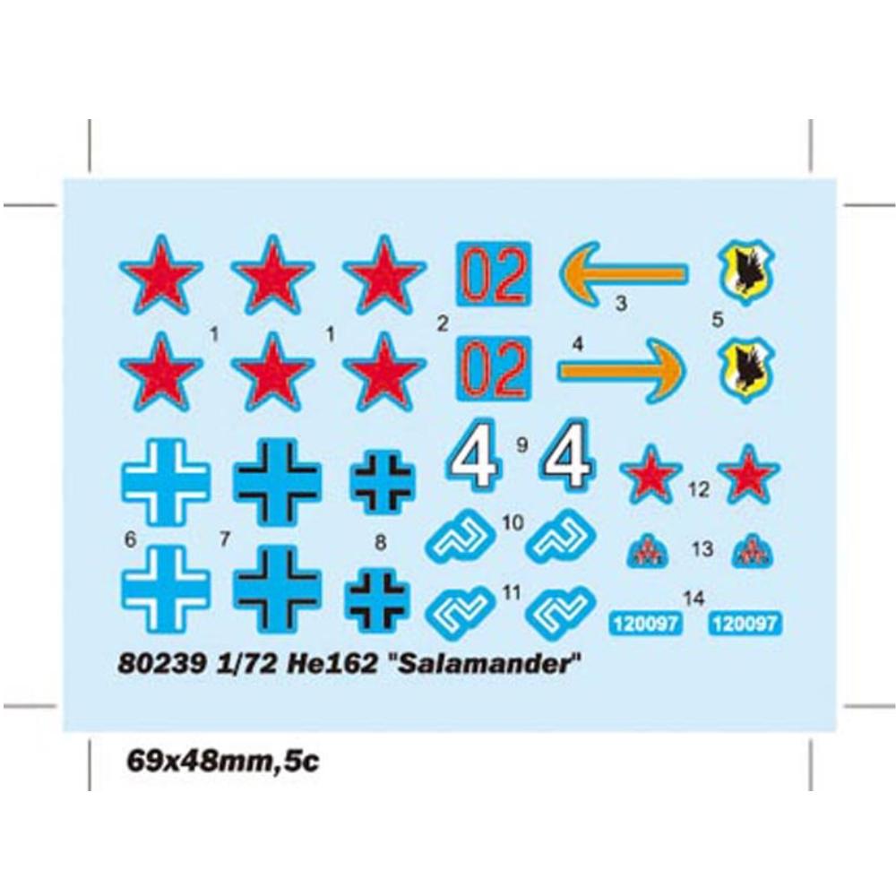 Hobbyboss 1:72 He162 Salamander