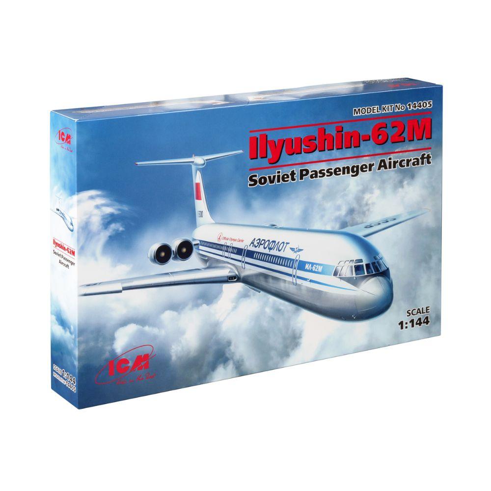 ICM 1:144 Ilyushin-62M Svt. Psngr Aircraft