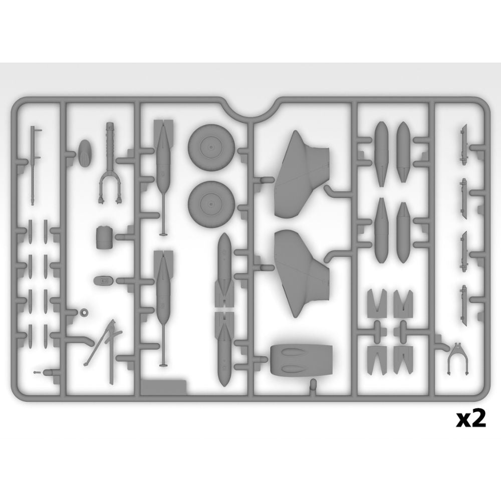 ICM 1:32 Hs 123A-1, WWII German attack aircraft