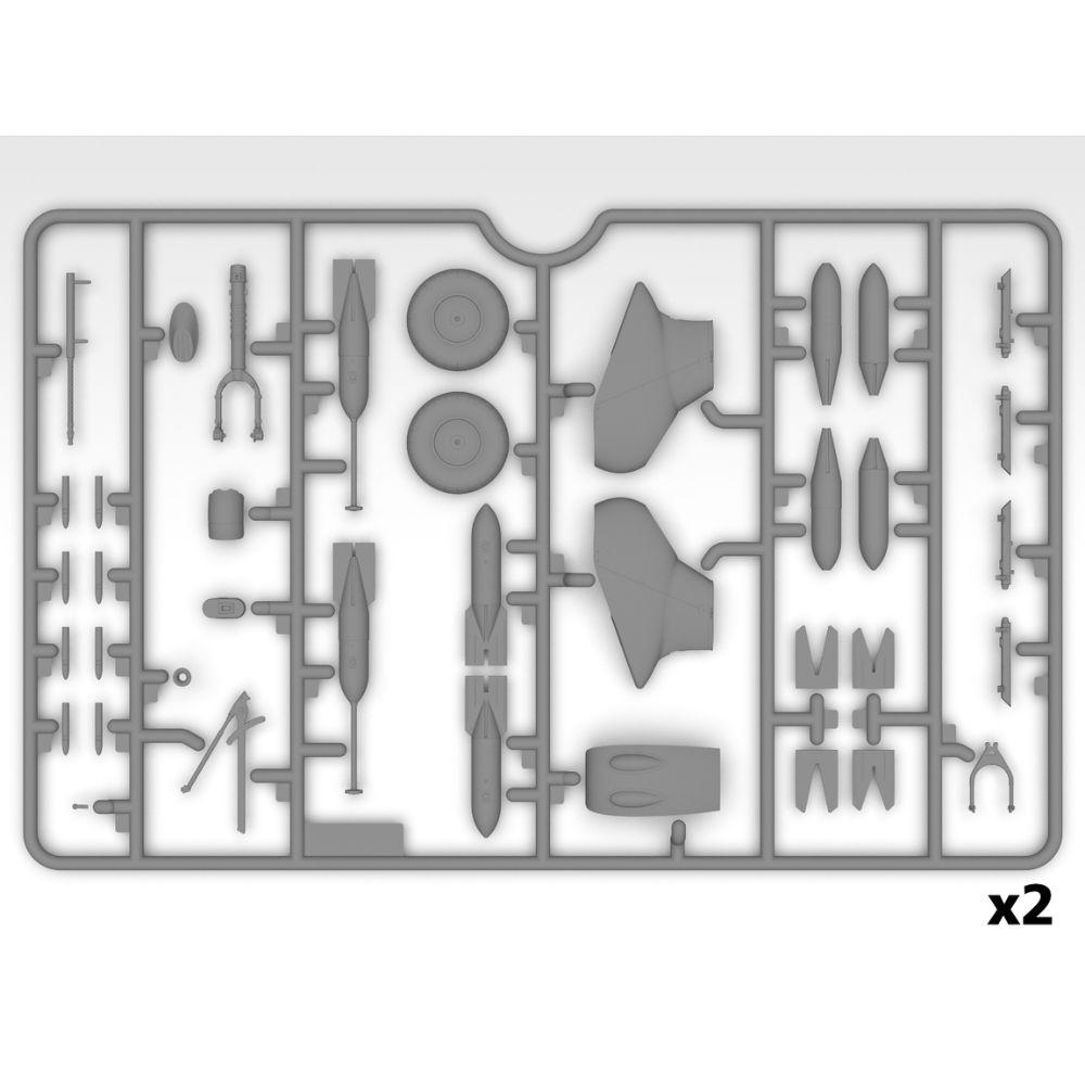 ICM 1:32 Hs 123A-1, WWII German attack aircraft