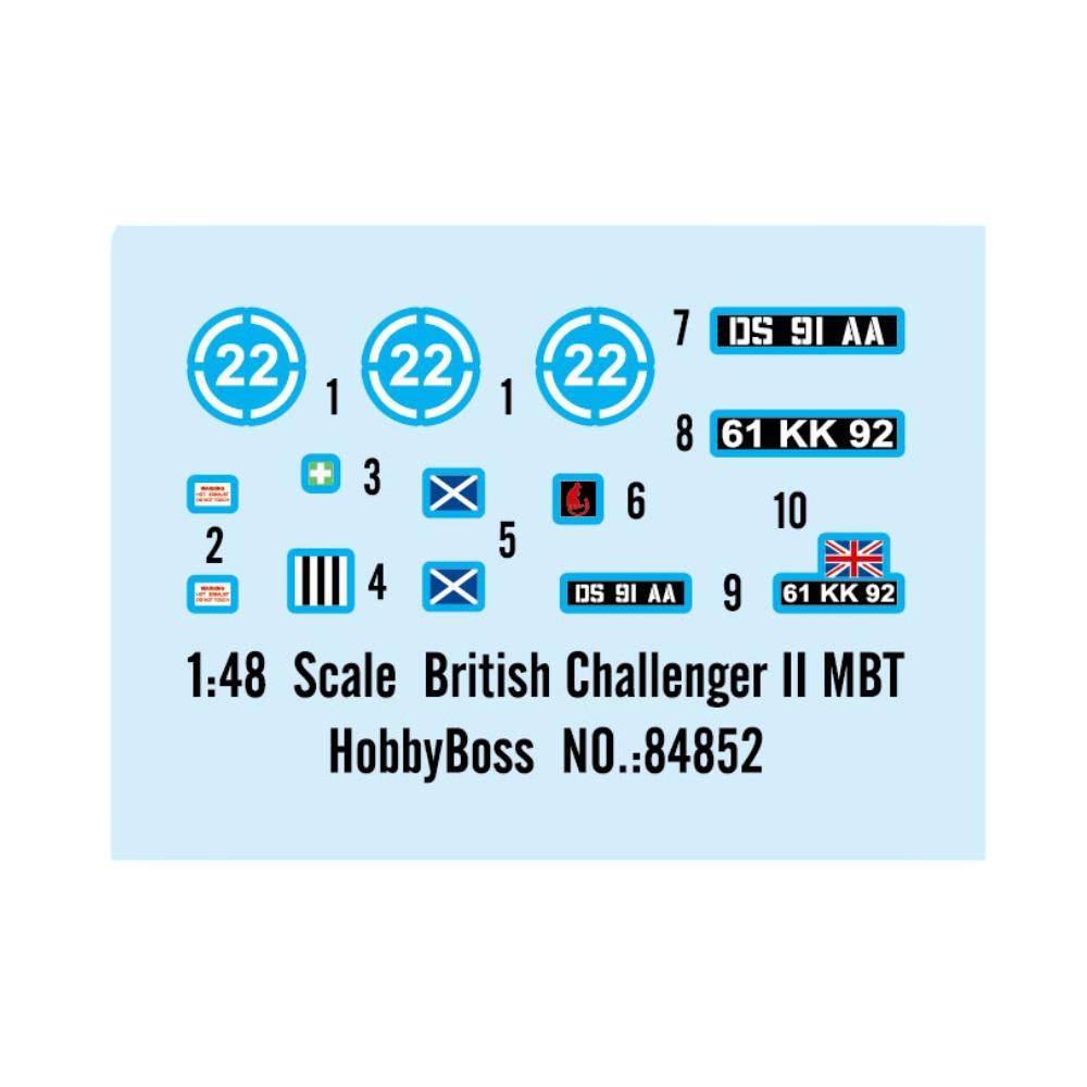Hobbyboss 1:48 British Challenger II MBT