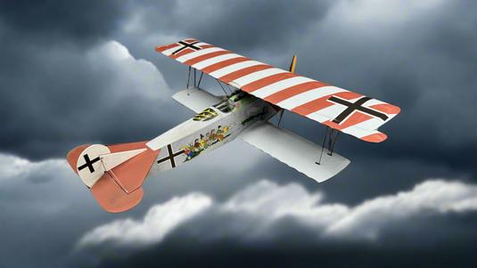 Balsa Usa 1/6 Scale Fokker D-VII Biplane1591mm WS Fa-62 4C 4.5Kg