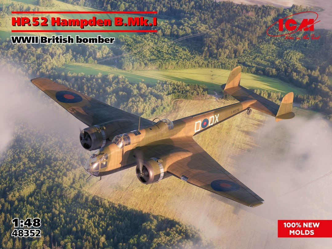 ICM 1:48 HP52 Hampden B Mk I