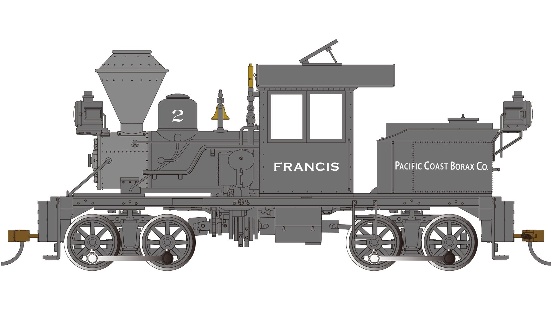 Bachmann Pacific Coast Boax Co. #2 Francis