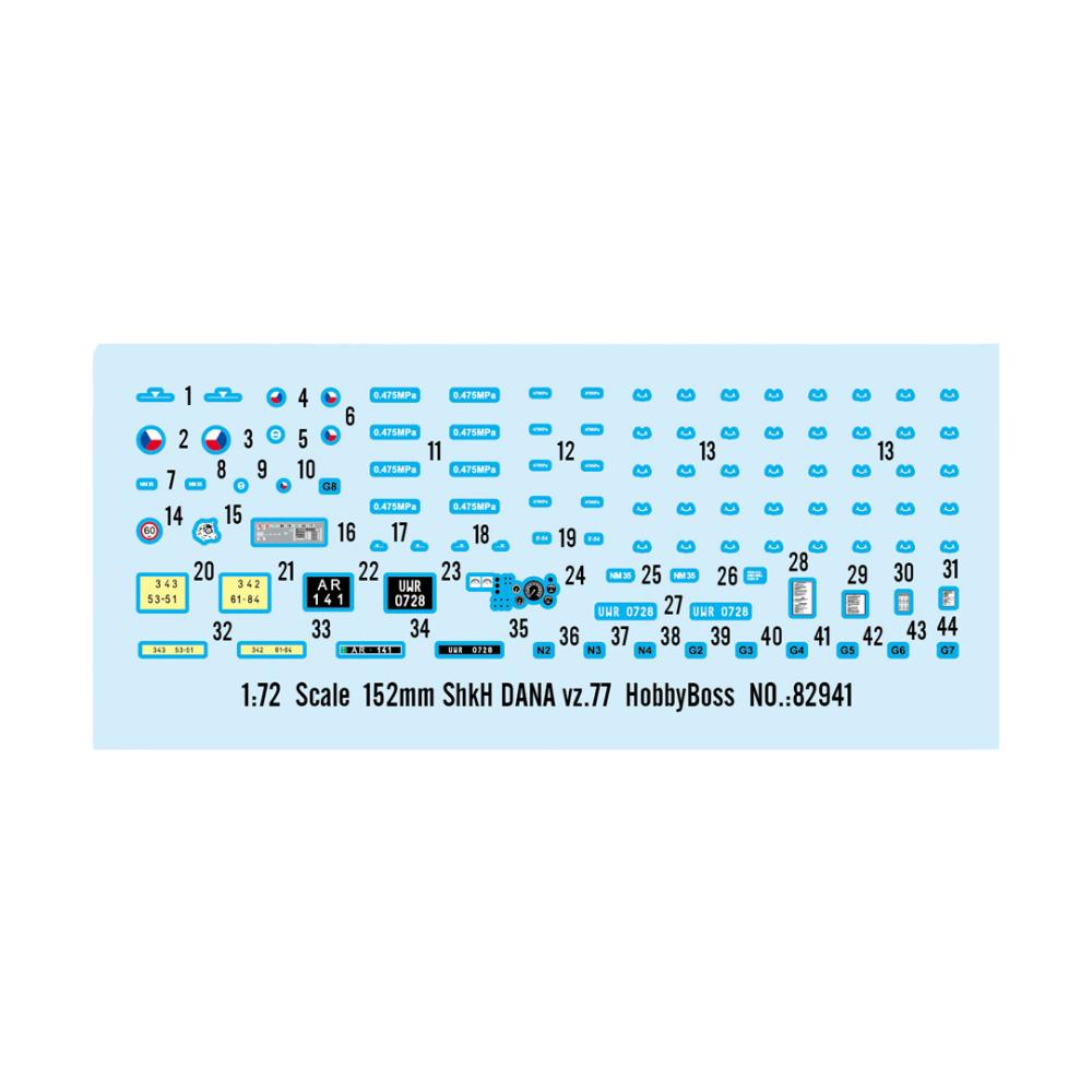 Hobbyboss 1:72 152mm ShkH DANA vz.77Tank