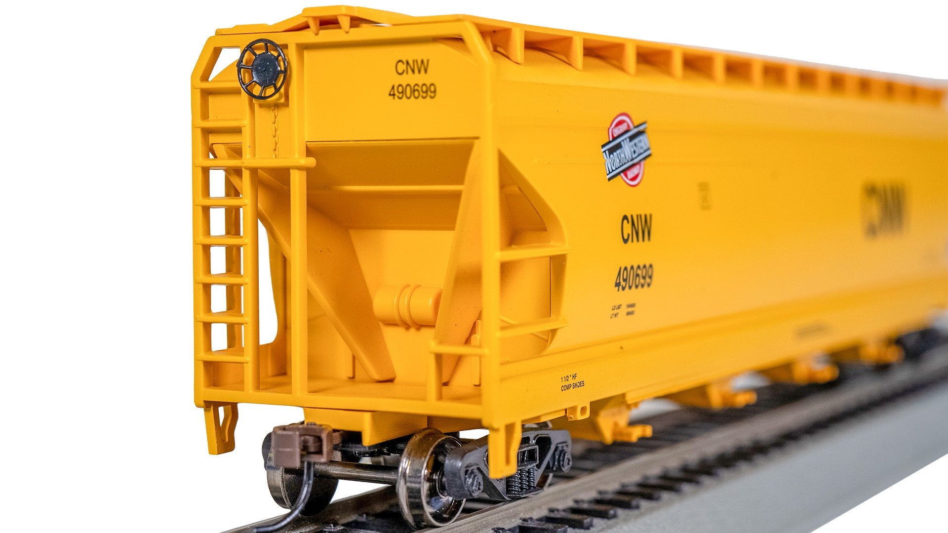 Bachmann Chicago & N/Western #490659 ACF56ft Ctr Flow Cvrd Hopper. HO
