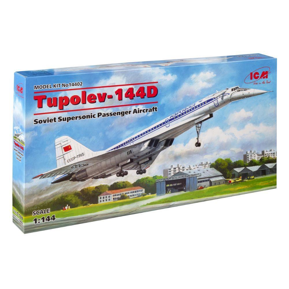 ICM 1:144 Tupolev-144D Svt. Psngr Aircraft