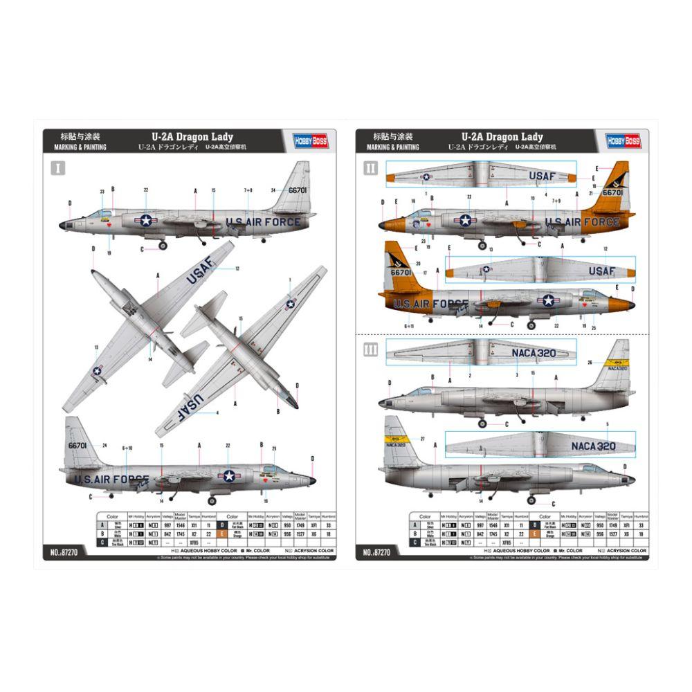 Hobbyboss 1:72 U-2A Dragon Lady