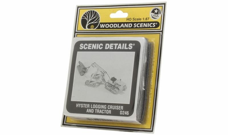 Woodland Scenics Hyster Log Cruiser/Tractor Sd, HO Scale