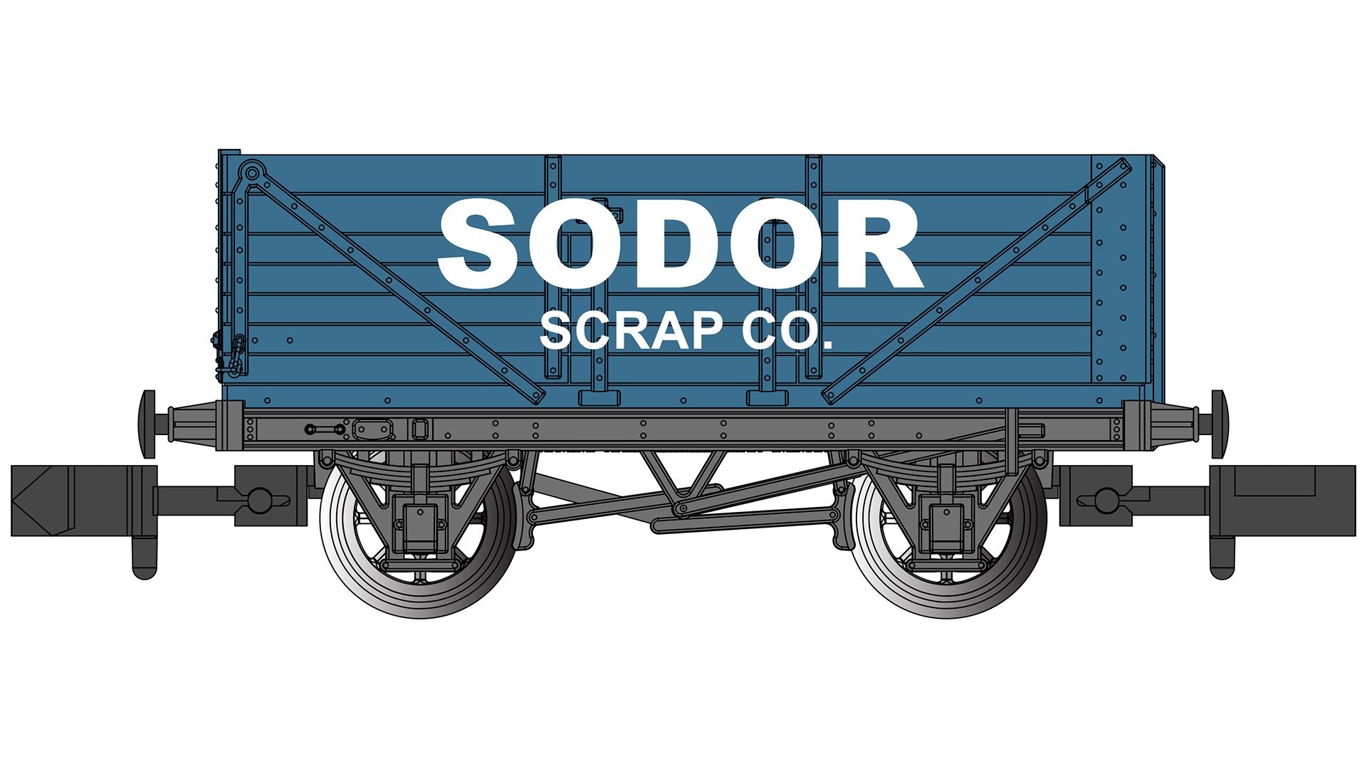 Bachmann Sodor Scrap  Co. Wagon