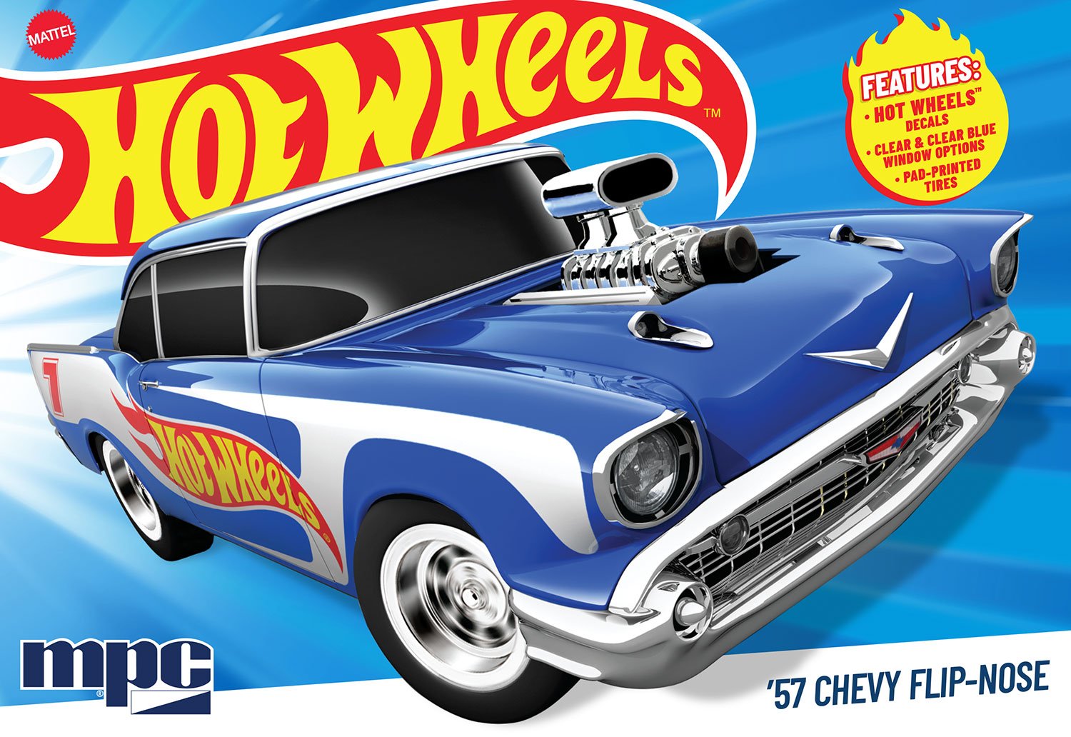 MPC 1:25 1957 Chevy Flip-Nose Sedan Hot-Wheels