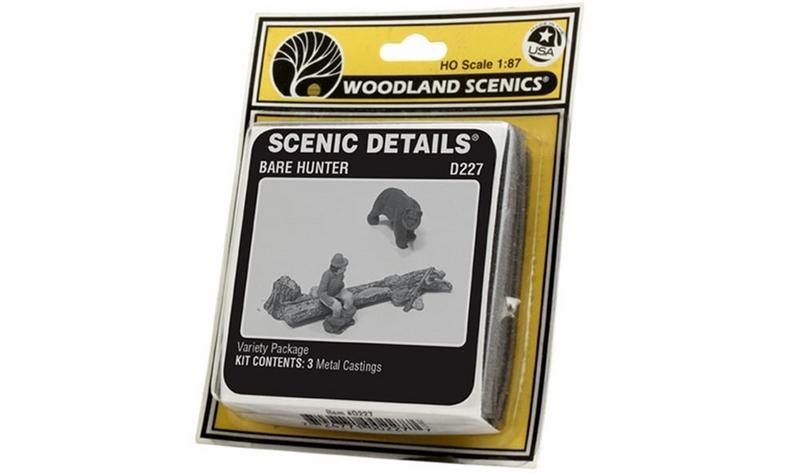 Woodland Scenics Bare Hunter Sc Details,HO Scale