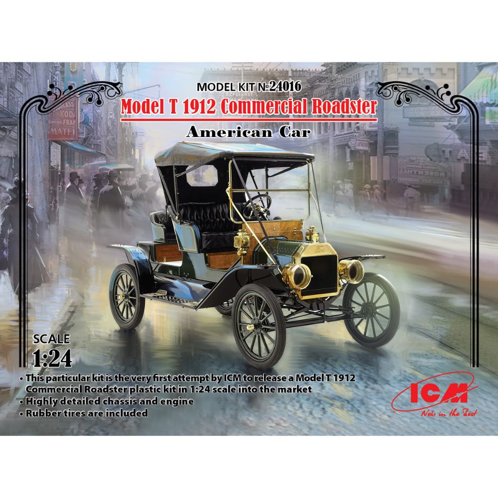 ICM 1:24 Model T 1912 Commercial Roadster