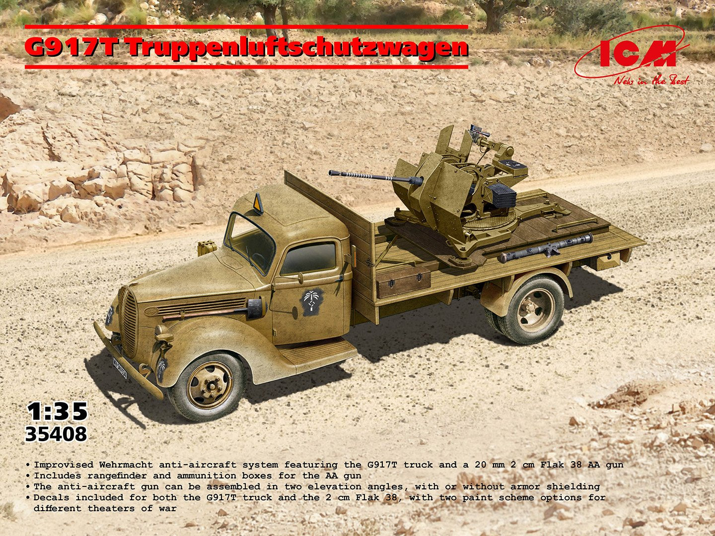 ICM 1:35 G917T Truppenluftschutzwagen
