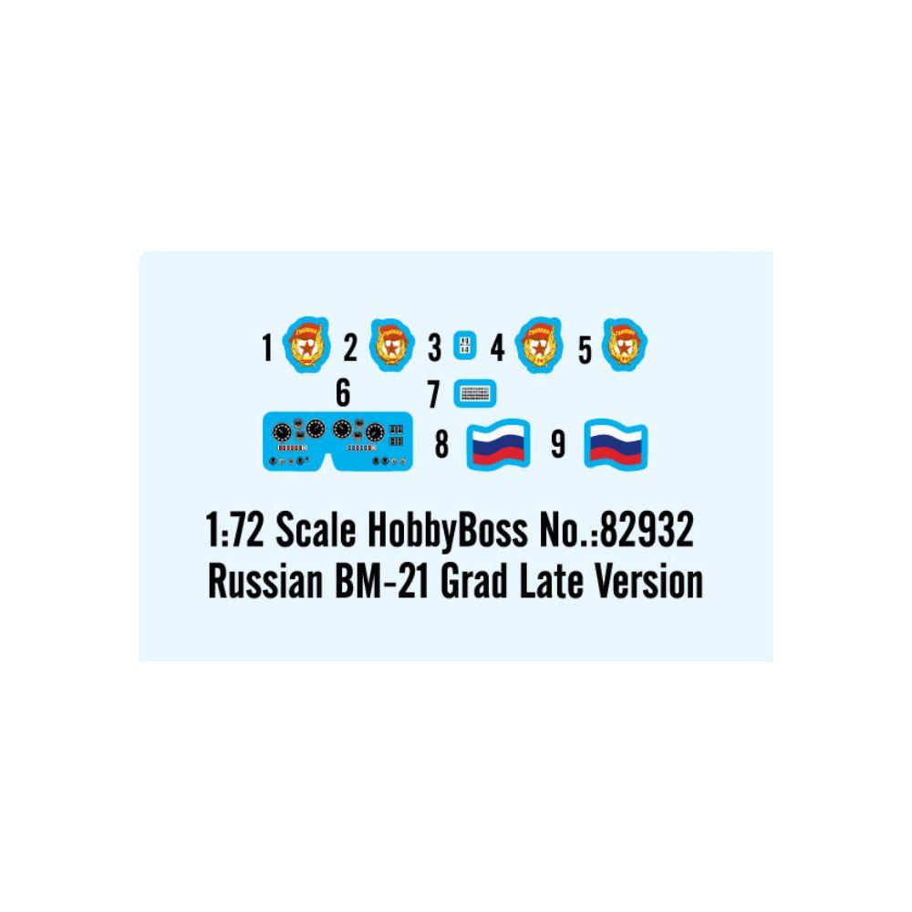 Hobbyboss 1:72 Russian Bm-21 Grad LateVersion