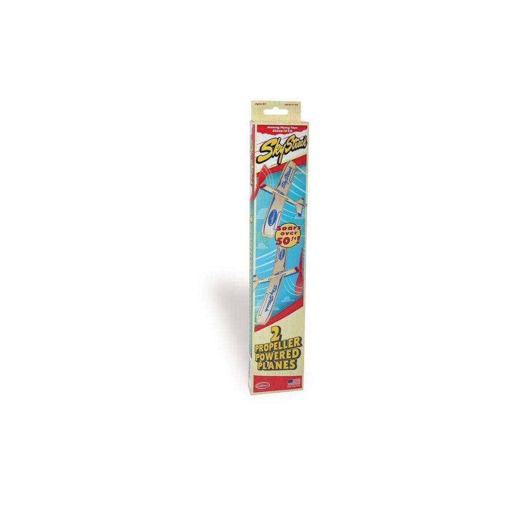 Guillows Sky Streak Twin Pack Hi-Perf. Rubber Pwrd Balsa Gliders